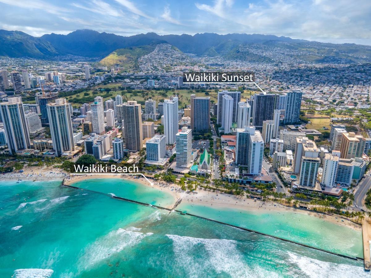 Beautiful Mountain View In Waikiki Sunset With Parking Apartment Honolulu Ngoại thất bức ảnh